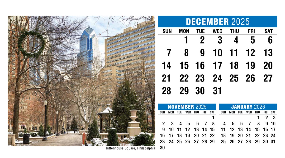 Galleria Scenes of America Promotional Desk Calendar (Eng) - 2026